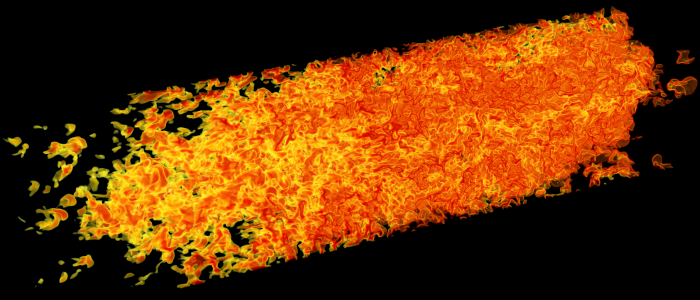 Turbulent Flames